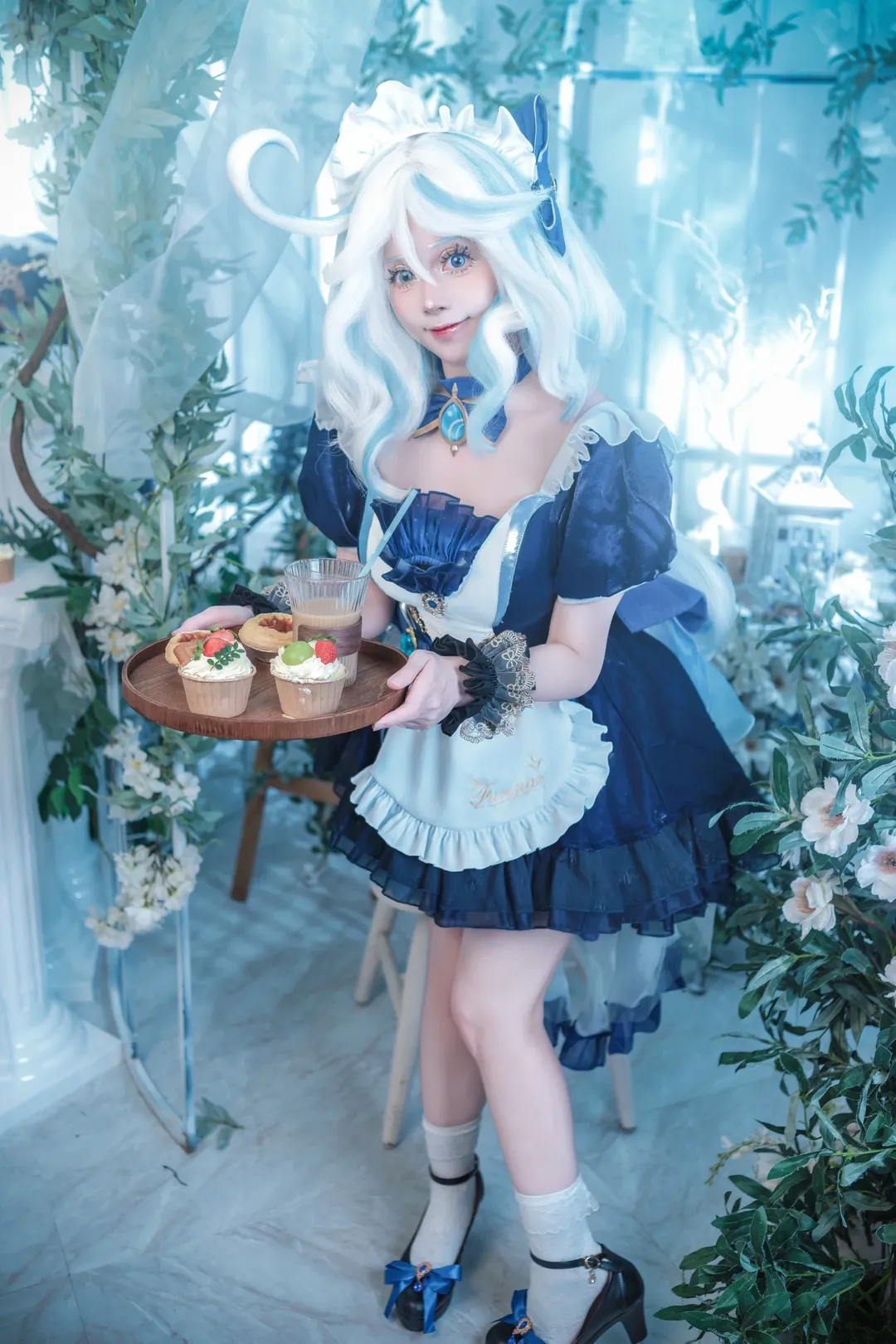 原神, 原神创作者激励计划, 芙宁娜cos, 二次元cosplay, 芙宁娜女仆 - 第1张