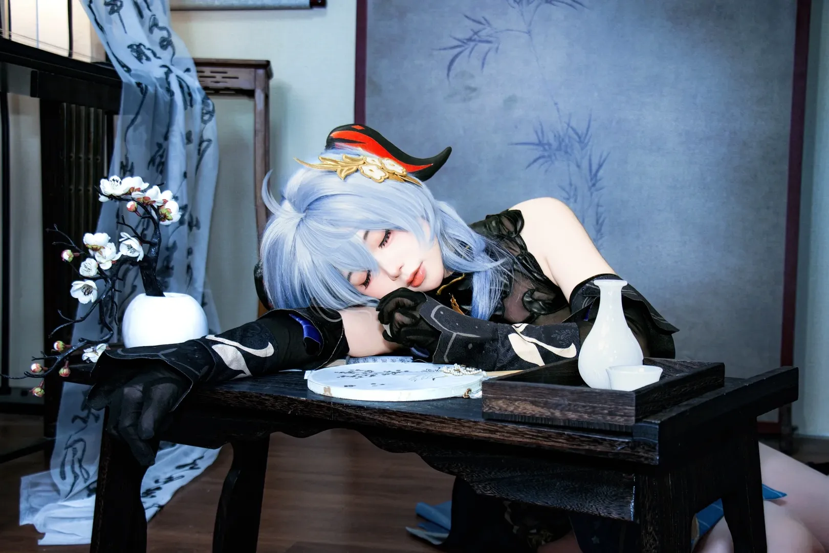 原神, 甘雨cos, cosplay摄影, 国风cos, 甘雨海灯节cos - 第3张