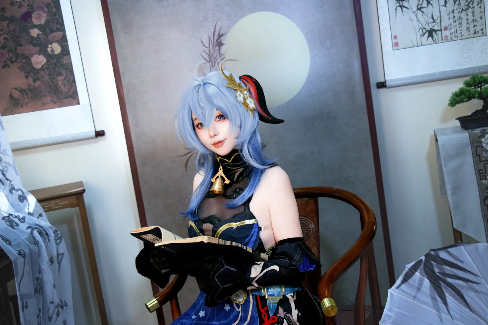 原神, 甘雨cos, cosplay摄影, 国风cos, 甘雨海灯节cos - 第4张