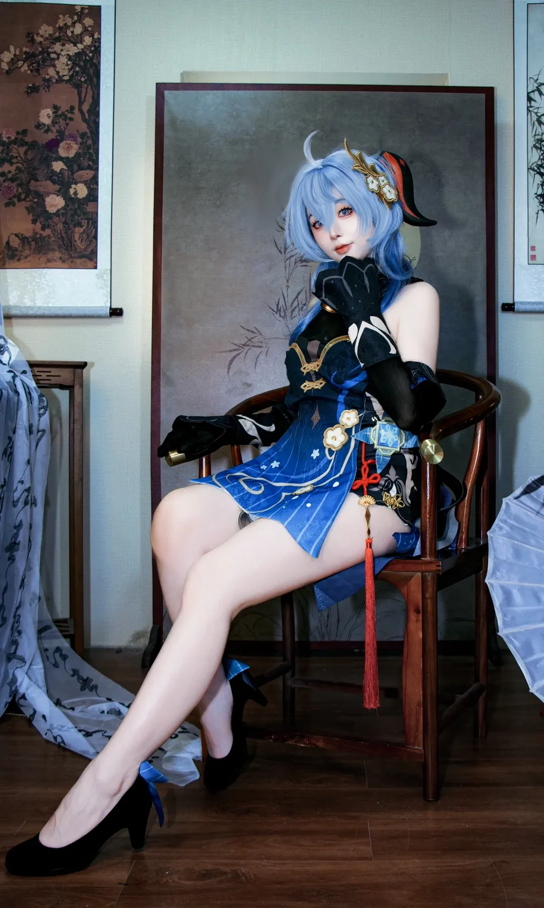 Genshin Impact, Ganyu Cosplay, Cosplay photography, Traditional Chinese style cosplay, Ganyu Lantern Rite cosplay