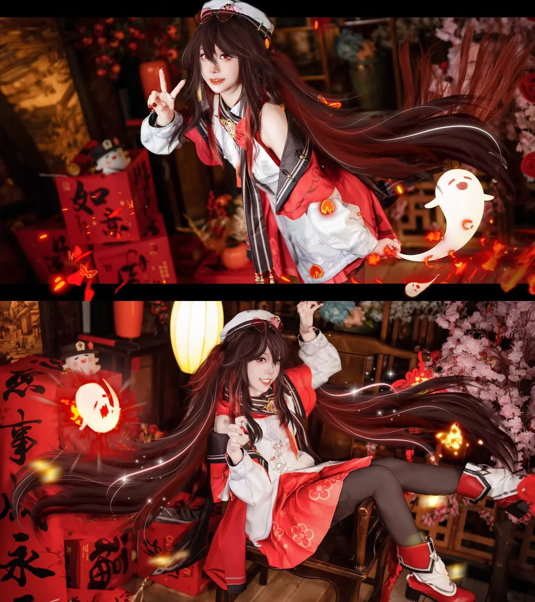 Genshin Impact, Lantern Rite, Cosplay photography, Hu Tao cosplay, Hu Tao new skin - Image 1