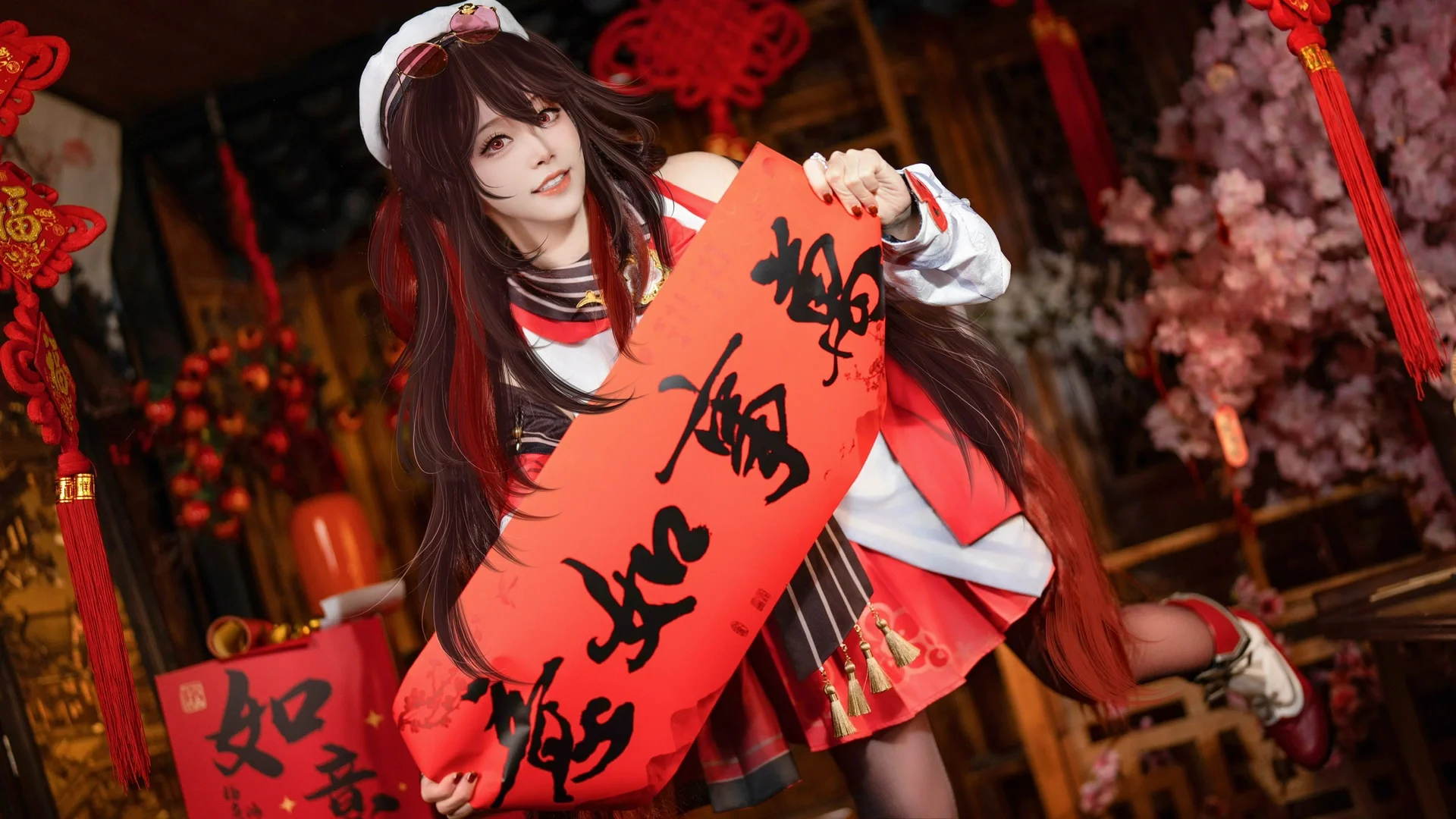 Genshin Impact, Lantern Rite, Cosplay photography, Hu Tao cosplay, Hu Tao new skin - Image 10
