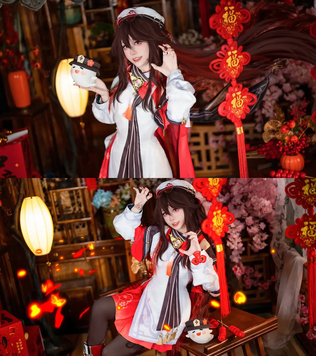 Genshin Impact, Lantern Rite, Cosplay photography, Hu Tao cosplay, Hu Tao new skin - Image 2