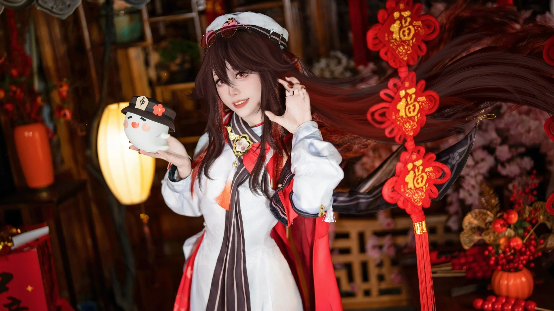 Genshin Impact, Lantern Rite, Cosplay photography, Hu Tao cosplay, Hu Tao new skin - Image 6