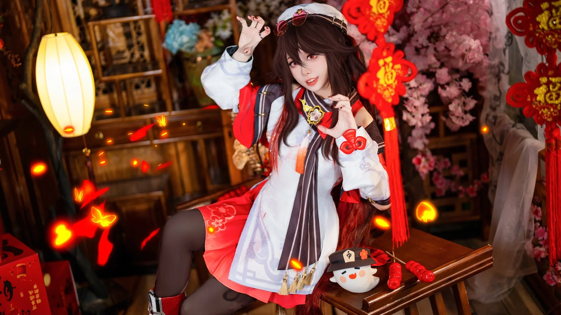 Genshin Impact, Lantern Rite, Cosplay photography, Hu Tao cosplay, Hu Tao new skin - Image 7