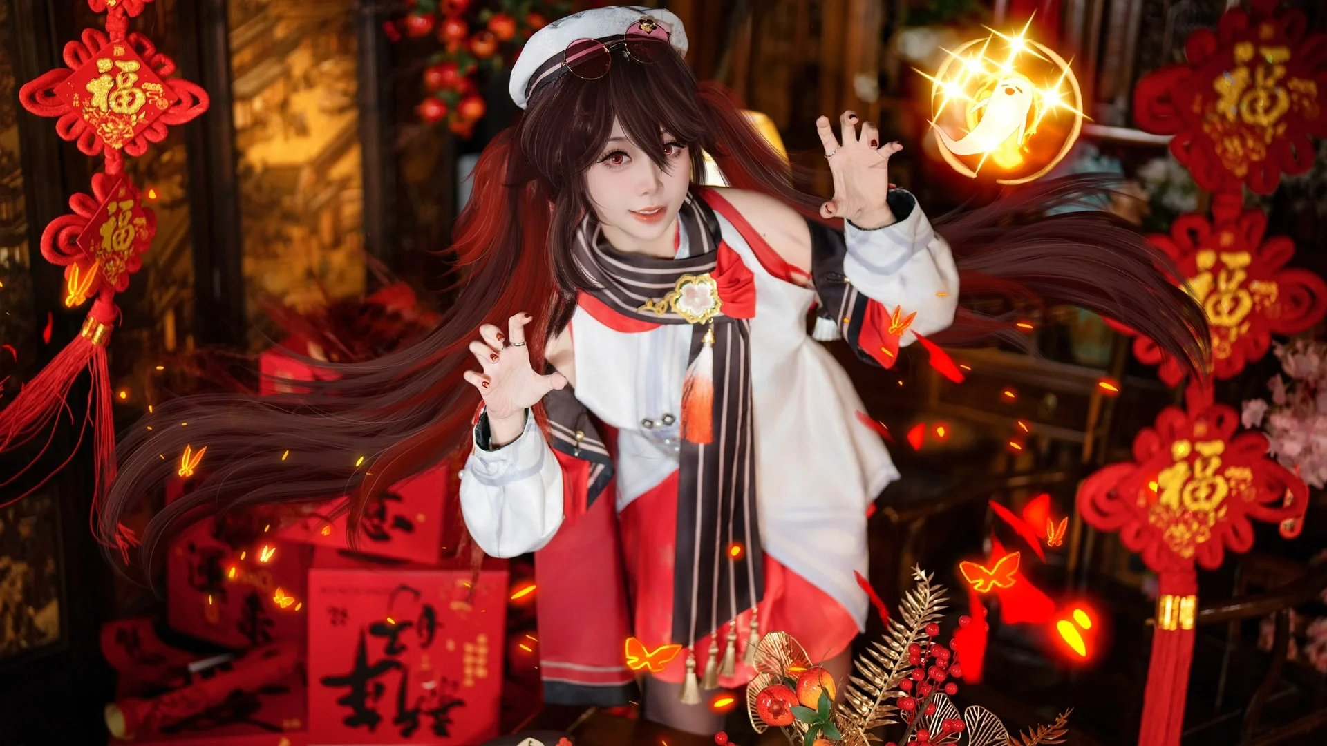 Genshin Impact, Lantern Rite, Cosplay photography, Hu Tao cosplay, Hu Tao new skin - Image 8