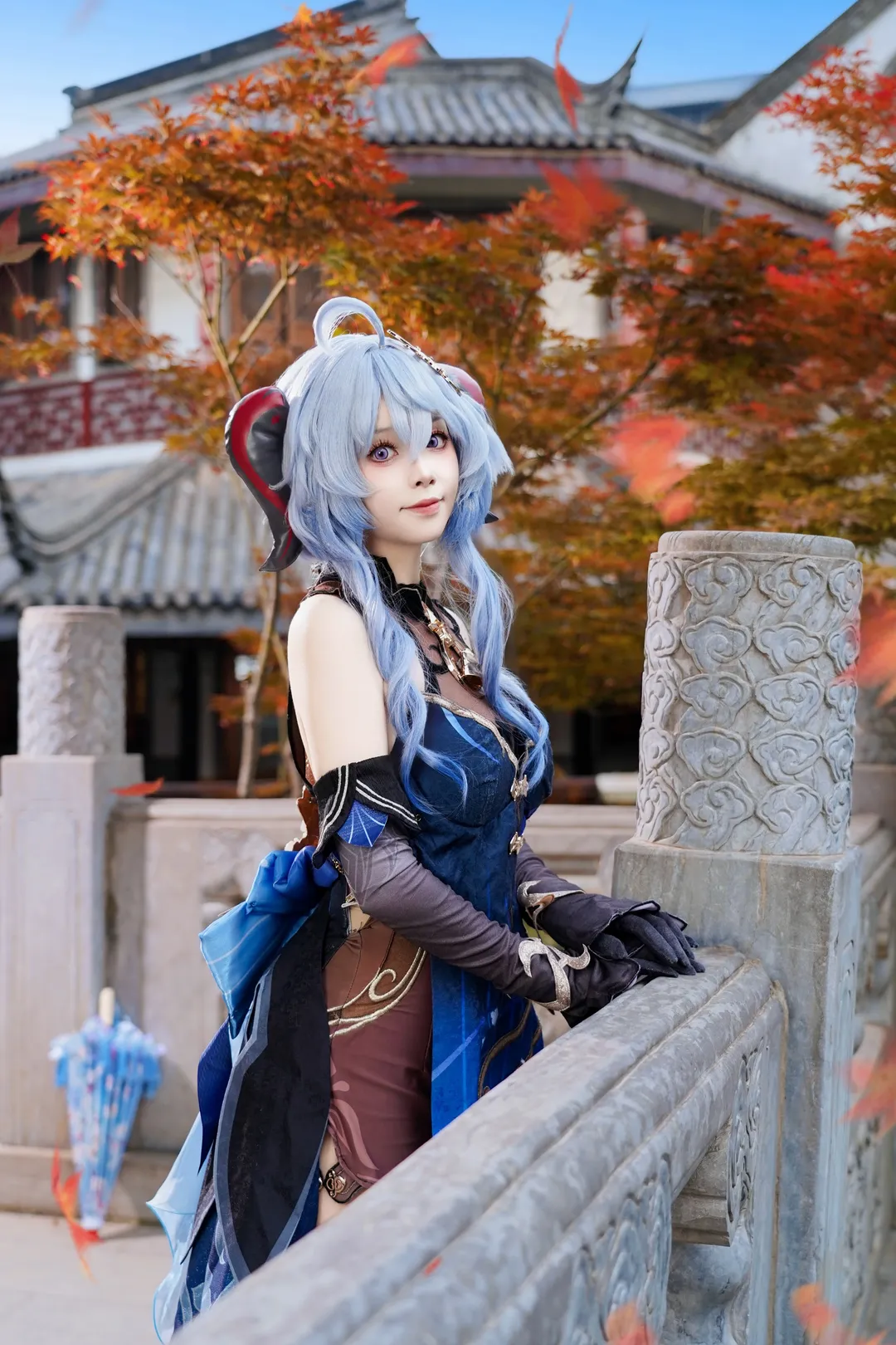 原神, 甘雨cos, 二次元cosplay, 外景摄影, 古风装扮 - 第3张