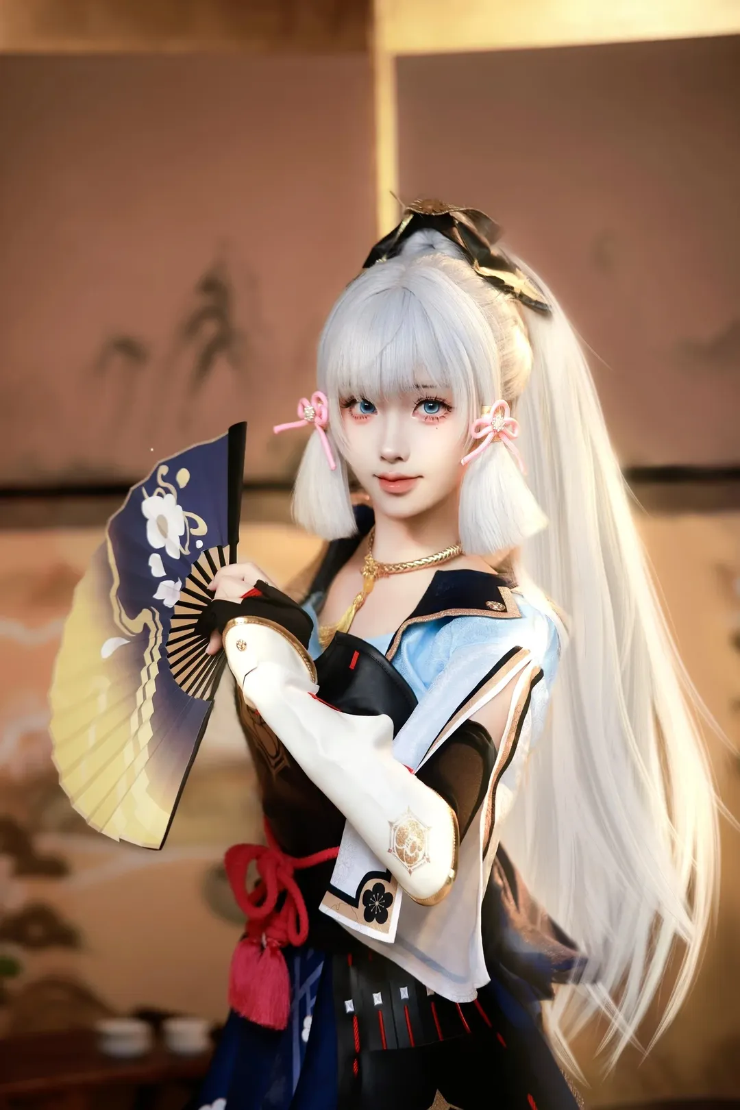 原神, 和風攝影, 神裡綾華cos, 二次元cos, cosplay造型 - 第1張