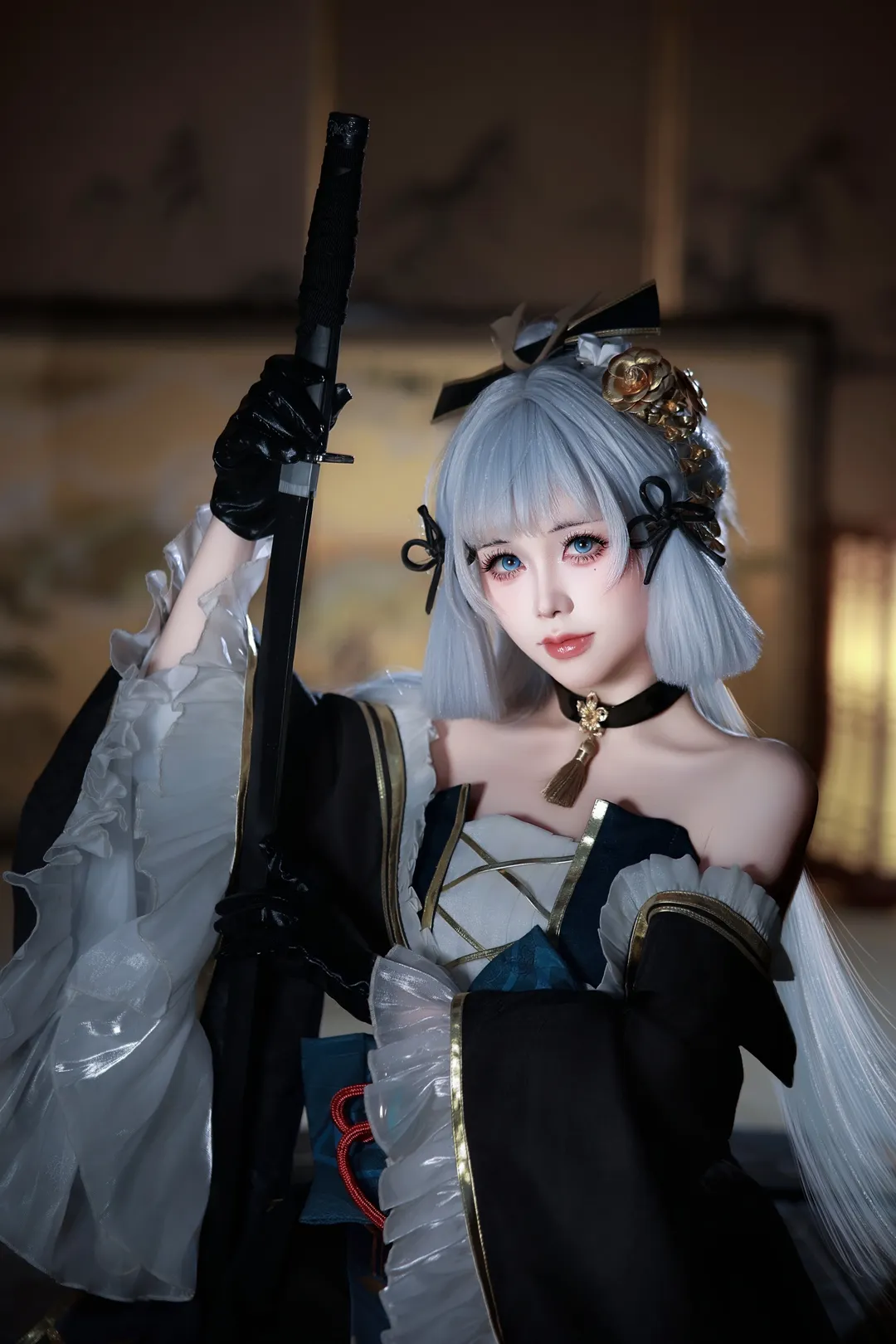 原神, cosplay, 神里绫华cos, 摄影分享, 二次元造型