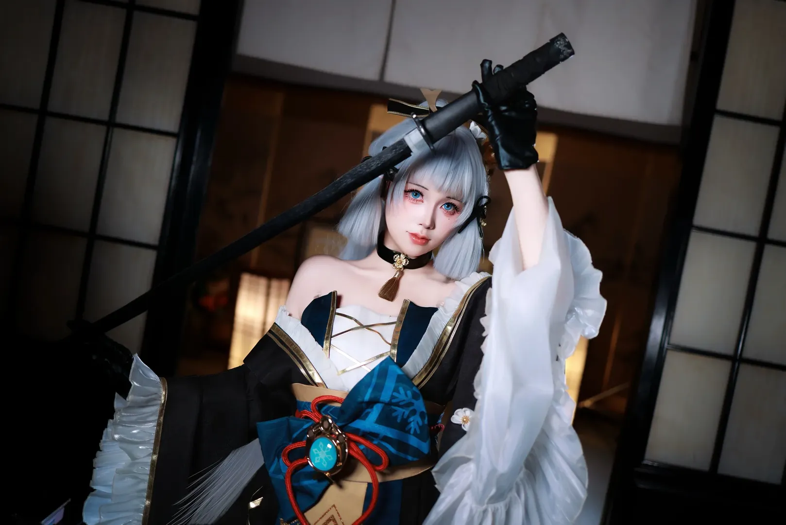 原神, cosplay, 神里绫华cos, 摄影分享, 二次元造型 - 第2张
