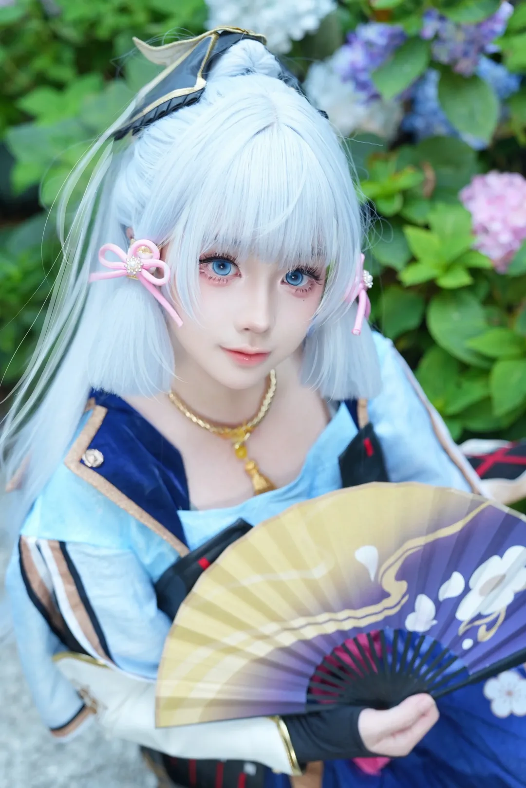 原神, 二次元摄影, 神里绫华cos, cosplay外景, 联名手机cos - 第2张