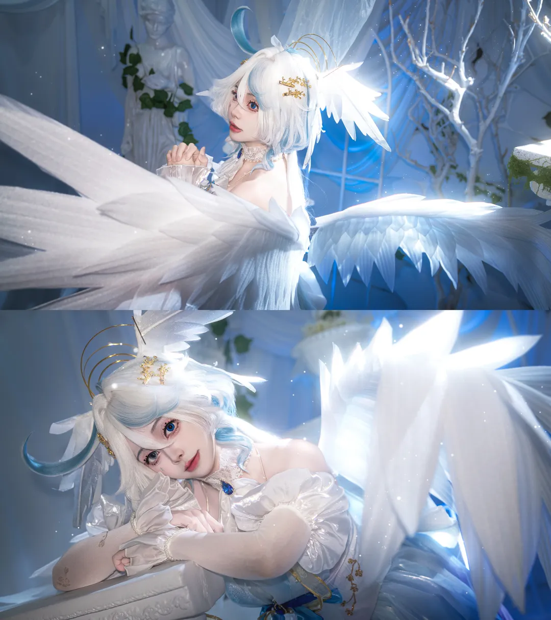 原神, cosplay, 二次元摄影, 芙卡洛斯cos, 水神圣音 - 第2张