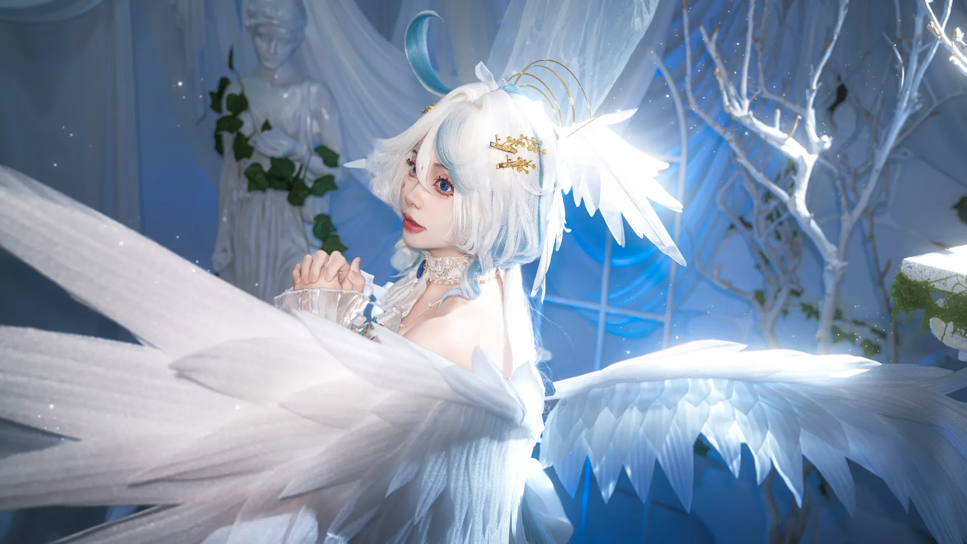 原神, cosplay, 二次元摄影, 芙卡洛斯cos, 水神圣音 - 第5张