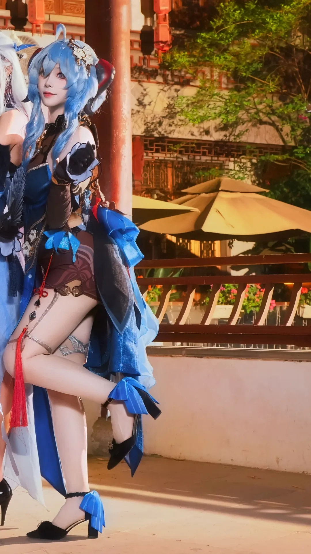 原神, 甘雨cos, cosplay, 海灯节, 夜景外拍 - 第3张