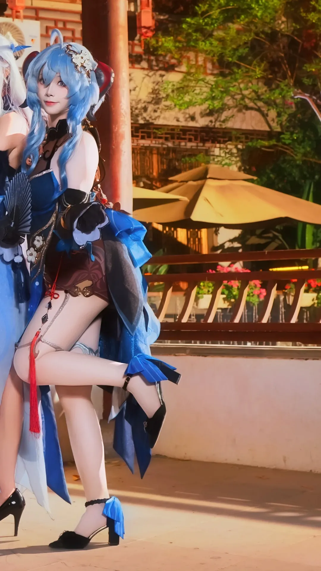 原神, 甘雨cos, cosplay, 海灯节, 夜景外拍 - 第4张