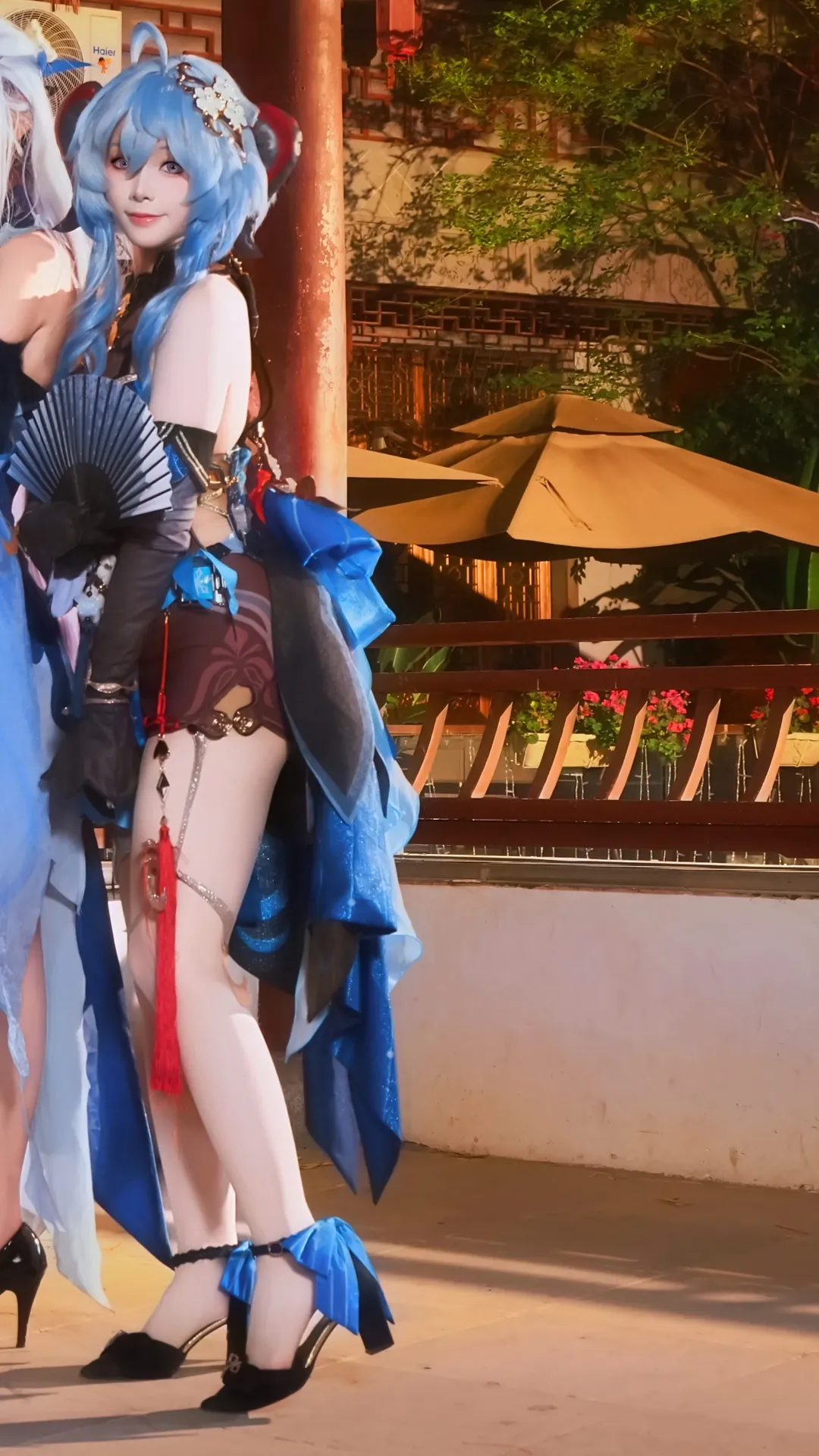 原神, 甘雨cos, cosplay, 海灯节, 夜景外拍 - 第5张