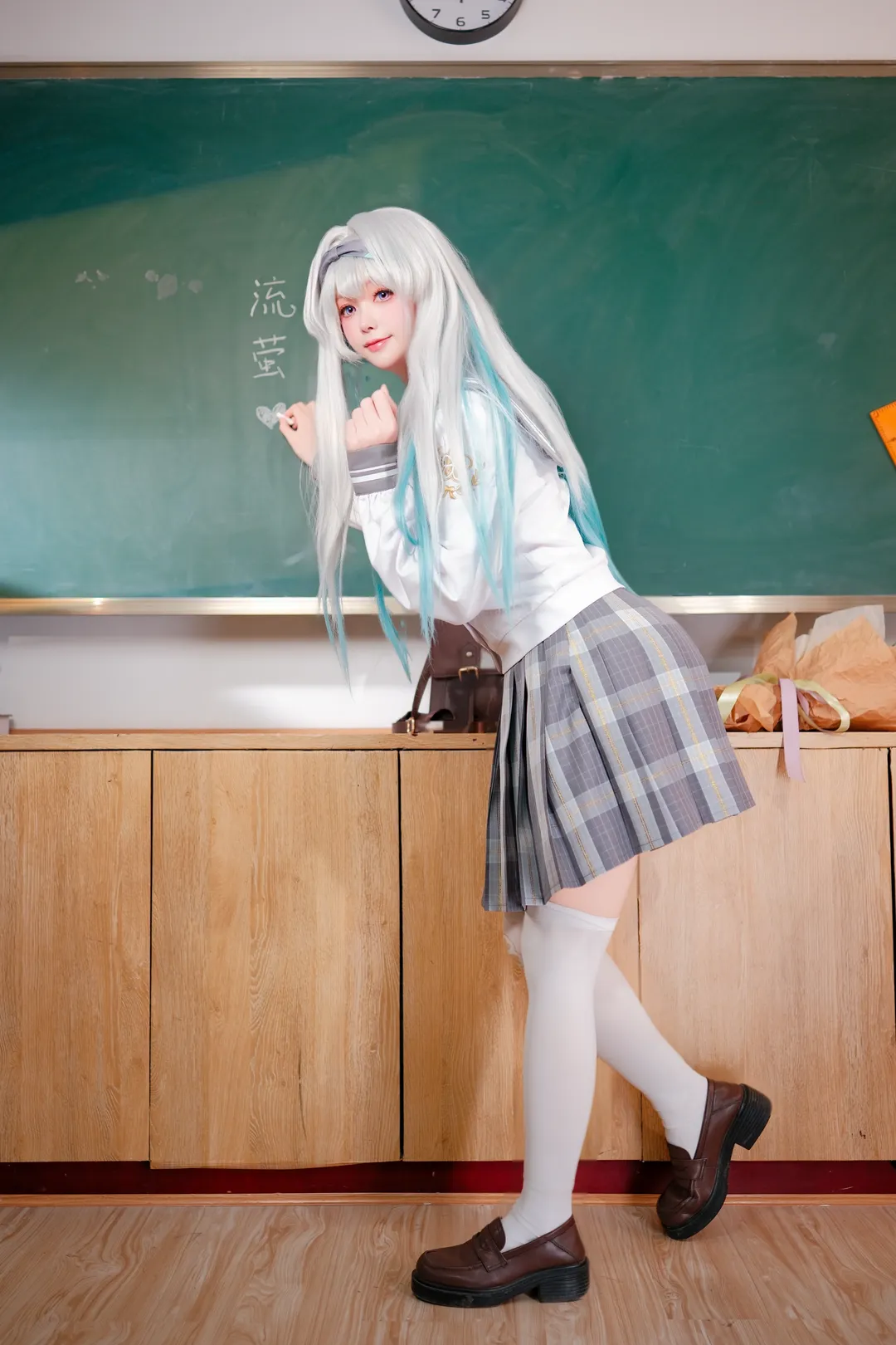崩坏星穹铁道, 流萤cos, JK制服, 校园风, cosplay摄影 - 第2张