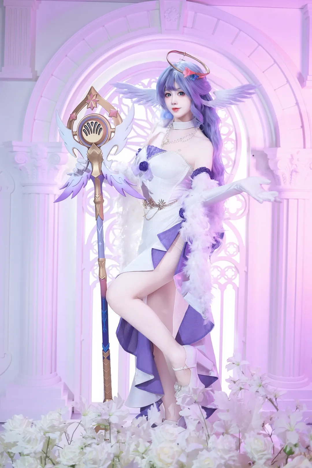 崩坏星穹铁道, 知更鸟cos, cosplay动作参考, 同人cos, 鱼尾裙拍照