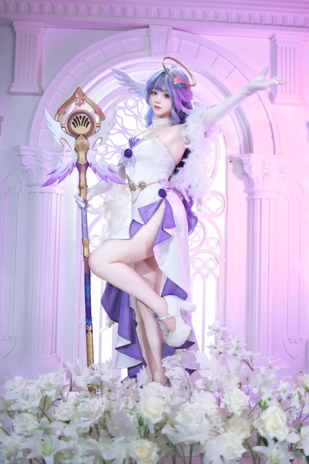 崩壊：スターレイル, ロビン コスプレ, コスプレポーズ参考, 同人コスプレ, マーメイドスカートの撮影 - 3枚目