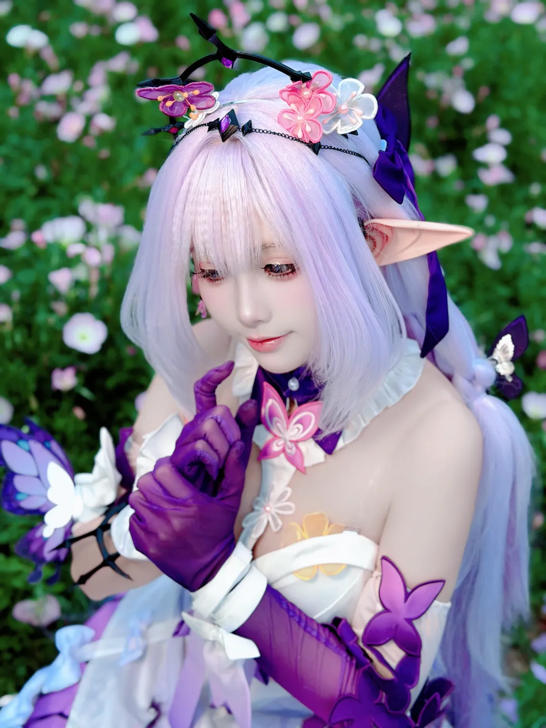 崩壞星穹鐵道, 遐蝶cos, cosplay攝影, 精靈妝造, 二次元花絮 - 第1張