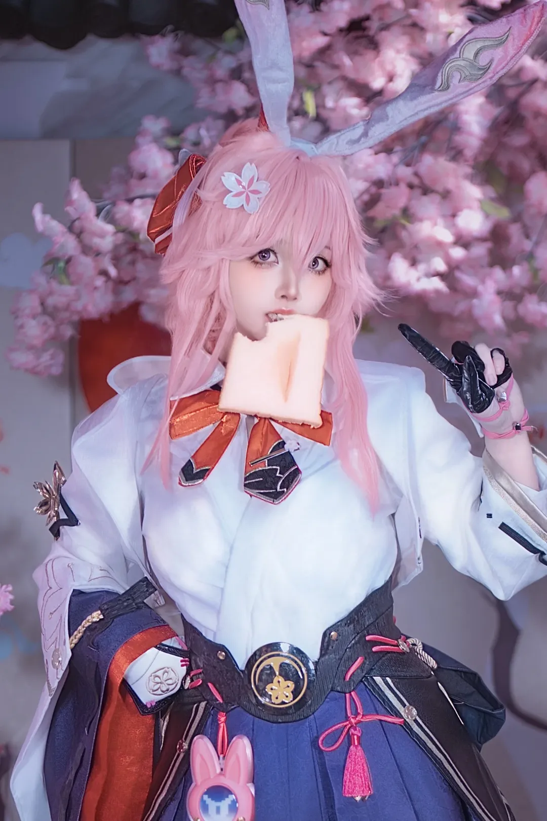 崩坏星穹铁道, 绯英cos, cosplay摄影, 二次元日常, 樱花和风场景 - 第3张