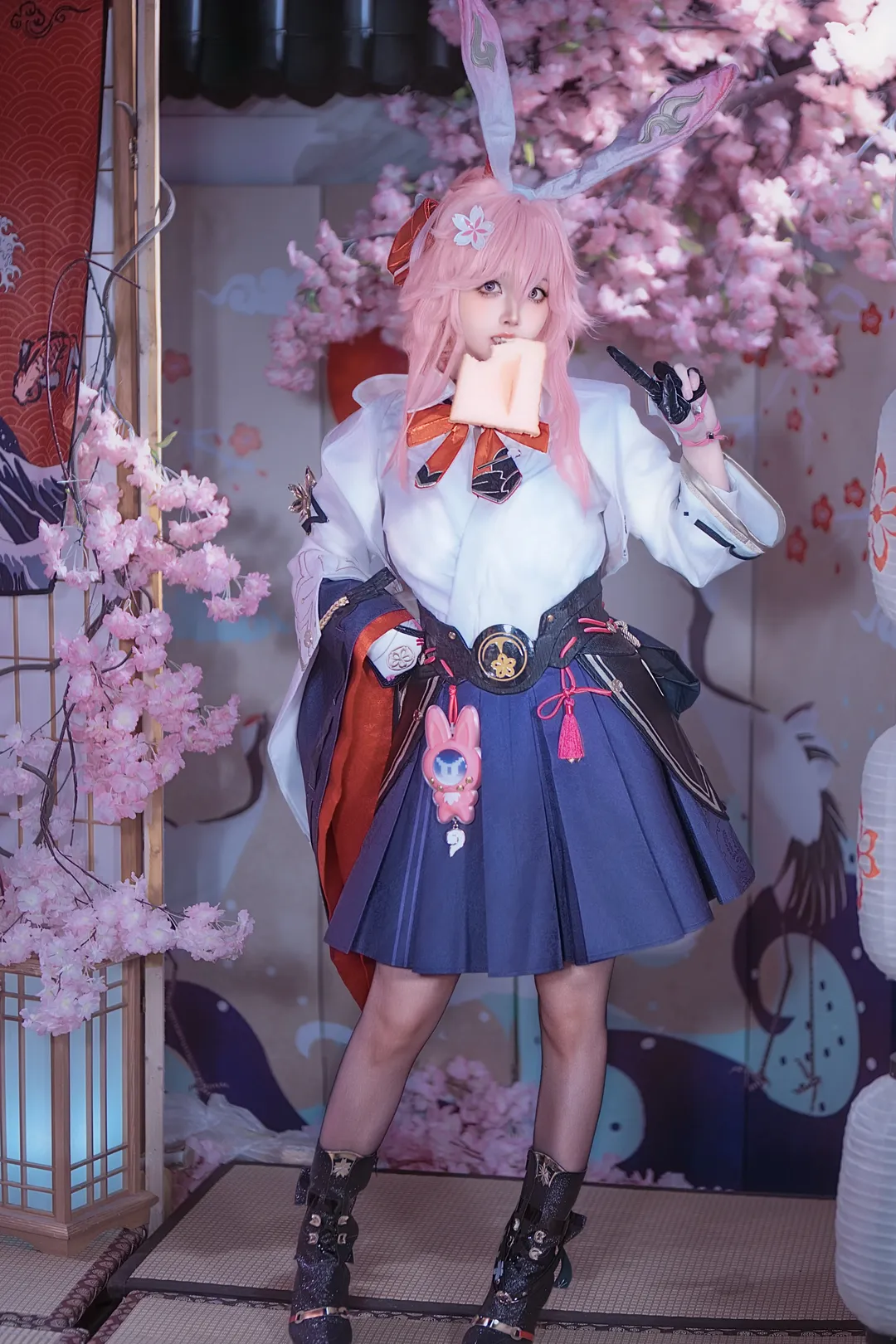 崩坏星穹铁道, 绯英cos, cosplay摄影, 二次元日常, 樱花和风场景 - 第4张