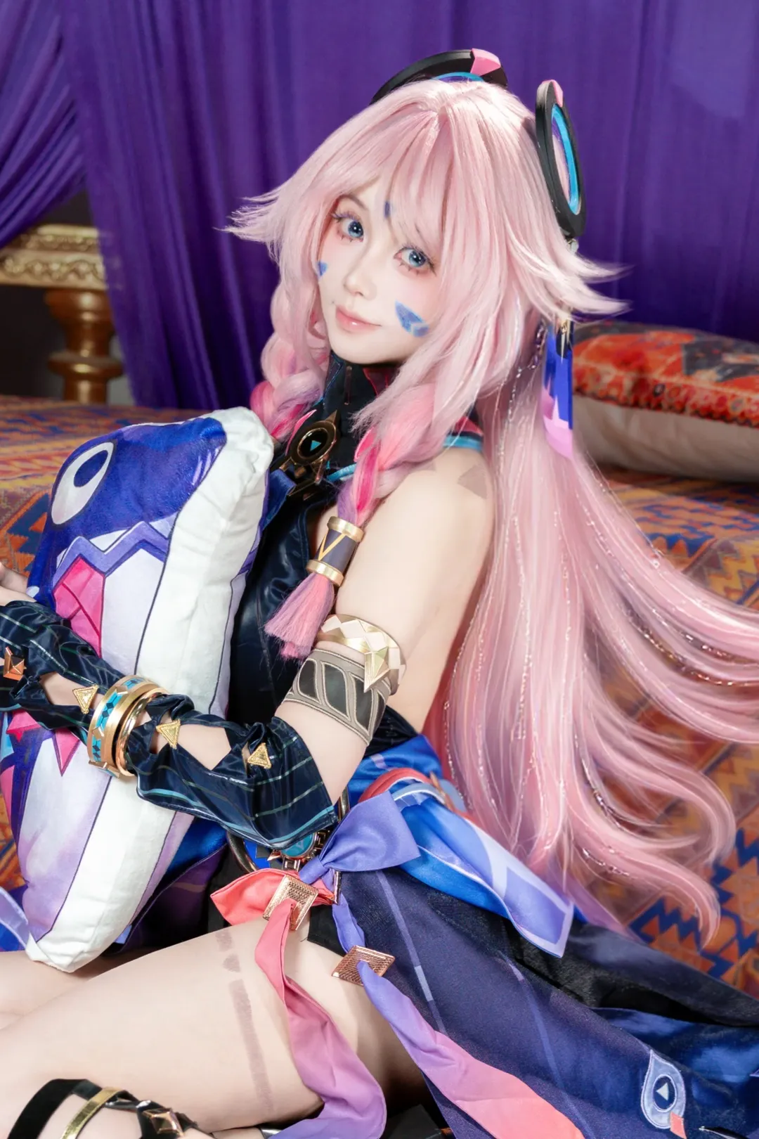 原神, cosplay, 二次元摄影, 茜特菈莉cos, 黑曜石奶奶 - 第2张