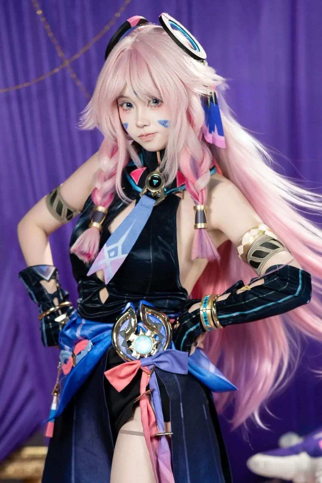 原神, cosplay, 二次元摄影, 茜特菈莉cos, 黑曜石奶奶 - 第4张
