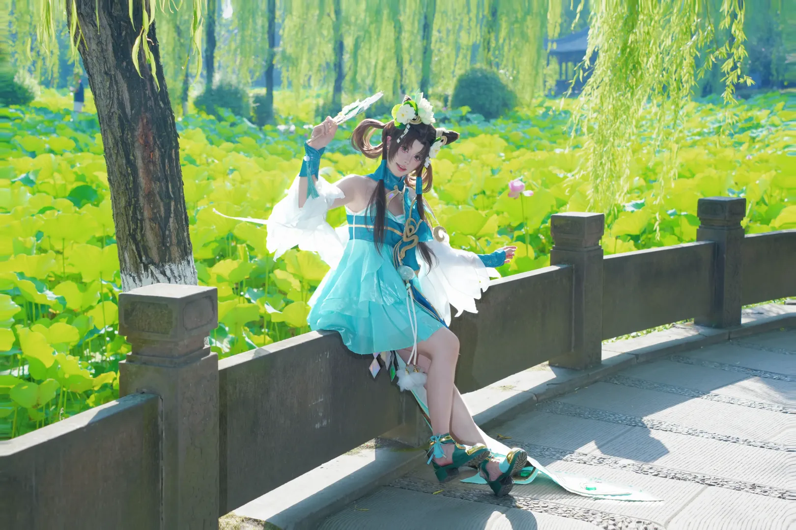 古风摄影, 王者荣耀, 小乔cos, cosplay日常, 汉服外景 - 第3张