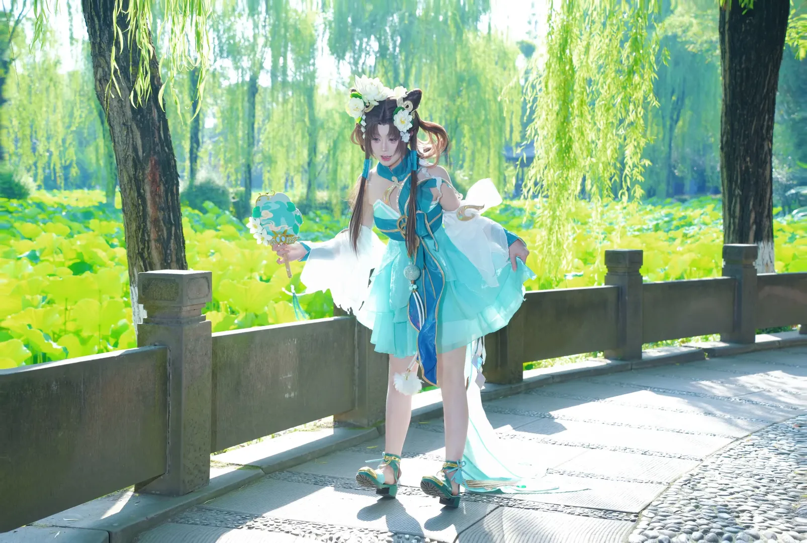 古风摄影, 王者荣耀, 小乔cos, cosplay日常, 汉服外景