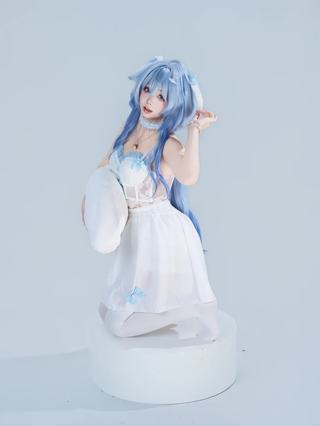 原神, 甘雨cos, cosplay动作参考, 玉桂狗, 二次元自拍 - 第4张