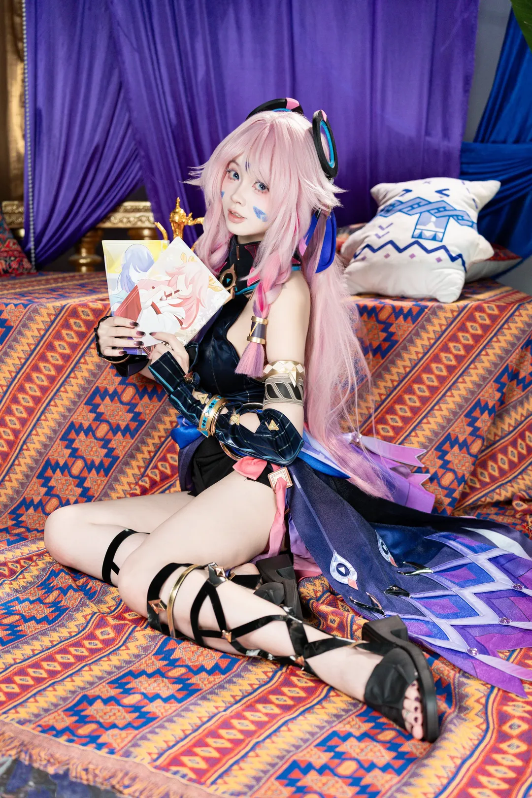 原神, シトラリ コスプレ, コスプレ撮影, アニメコスプレ, エキゾチックコーデ