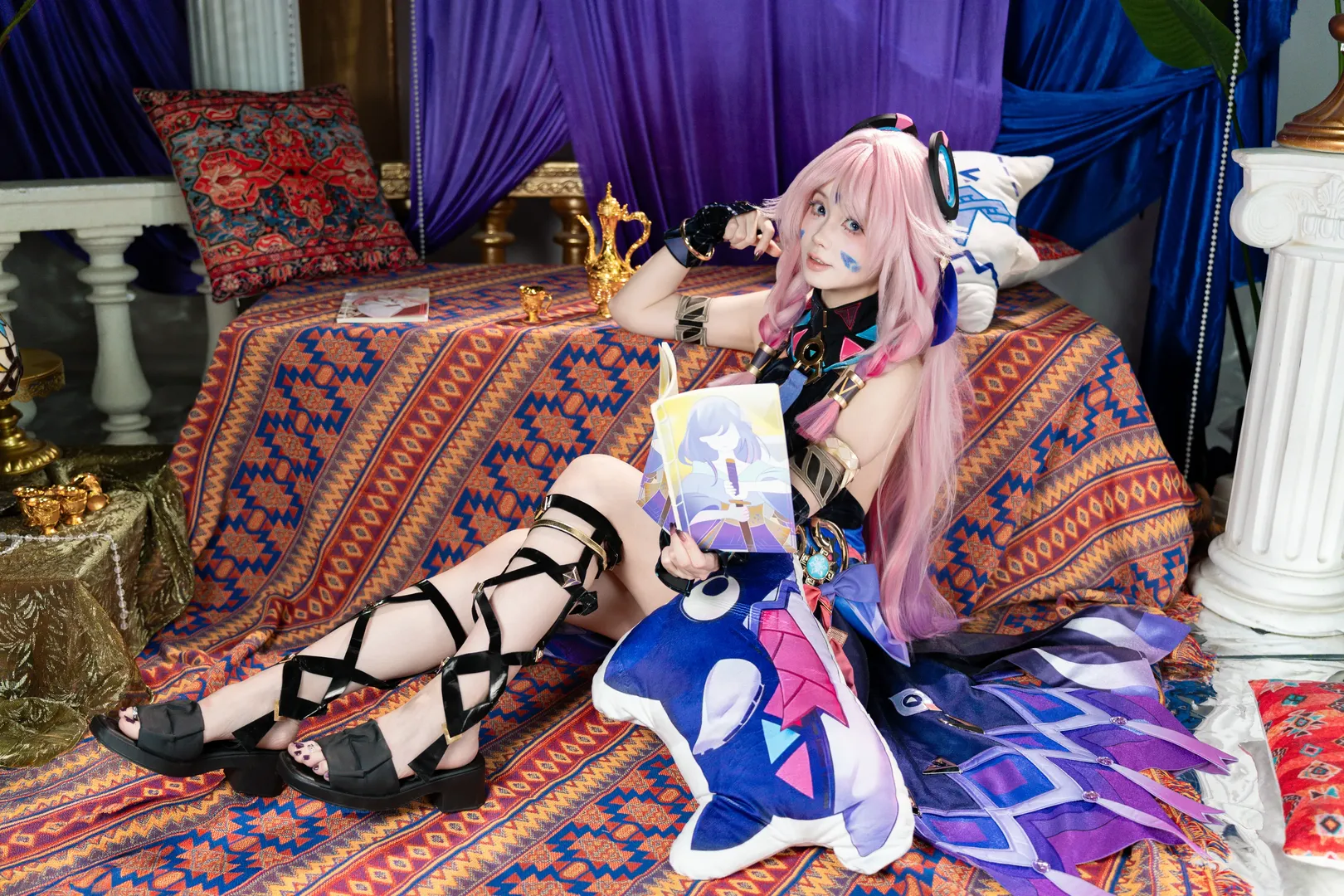 原神, 茜特菈莉cos, cosplay摄影, 二次元角色扮演, 异域风穿搭 - 第2张