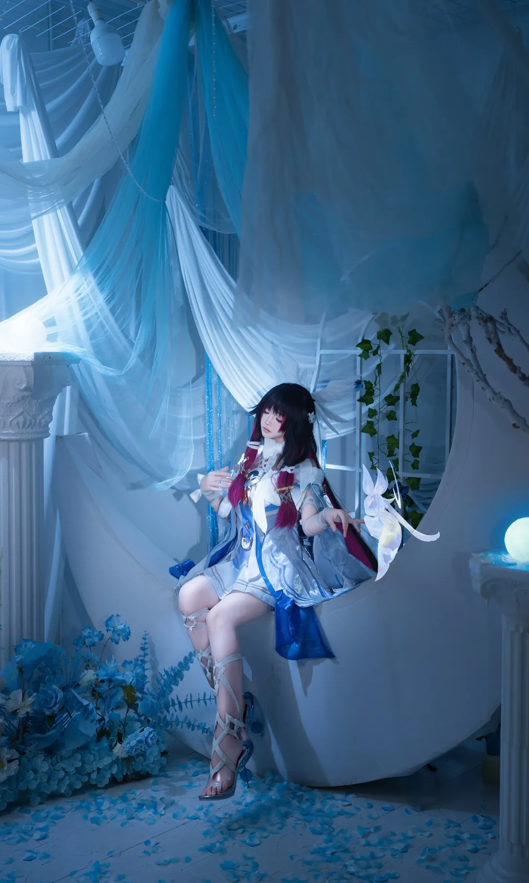 原神, 空月の歌, コロンビーナ コスプレ, コスプレ撮影, 二次元ファッション
