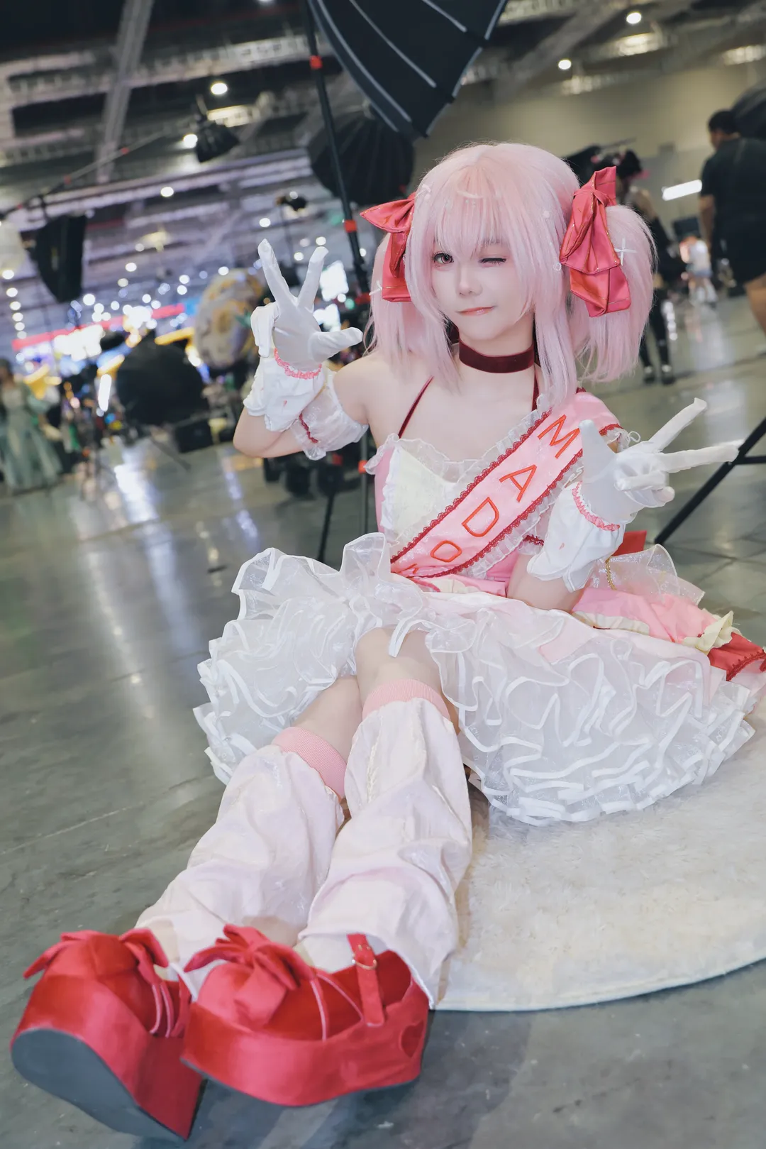 イベント写真, 魔法少女まどか☆マギカ, コスプレ撮影, アイドル衣装, まどかコスプレ - 1枚目