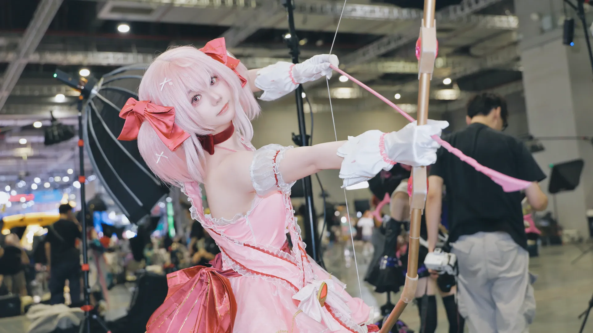 イベント写真, 魔法少女まどか☆マギカ, コスプレ撮影, アイドル衣装, まどかコスプレ