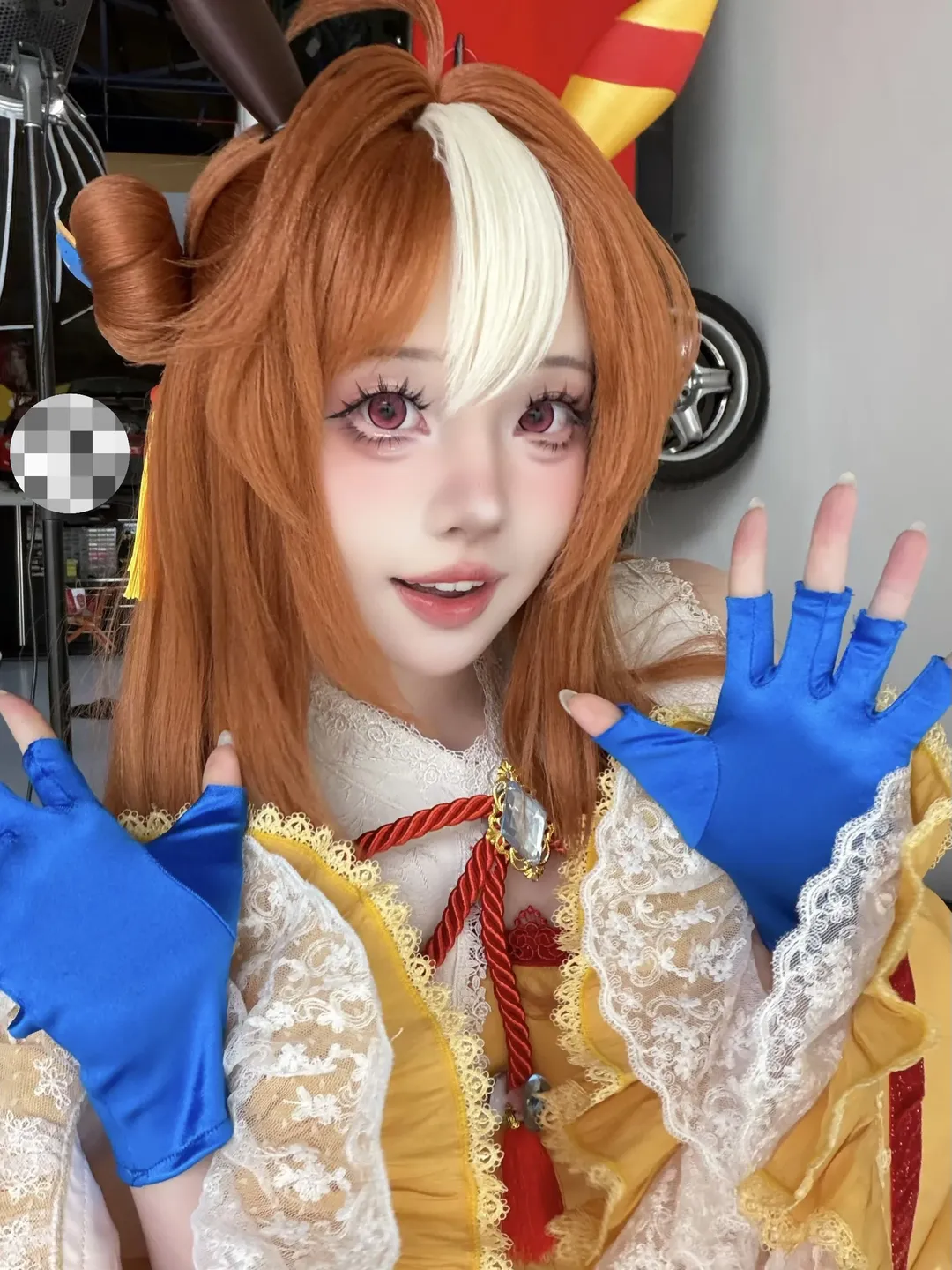 Anime cosplay, Cosplay sharing, Copano Rickey cosplay, Uma Musume: Pretty Derby, Garage photography - Image 1