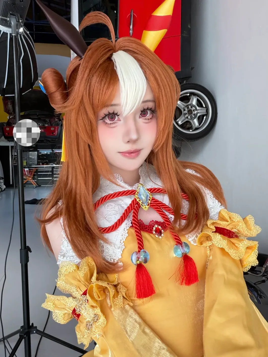 二次元cos, 角色扮演分享, 小林历奇cos, 赛马娘 闪耀优俊少女, 车库摄影