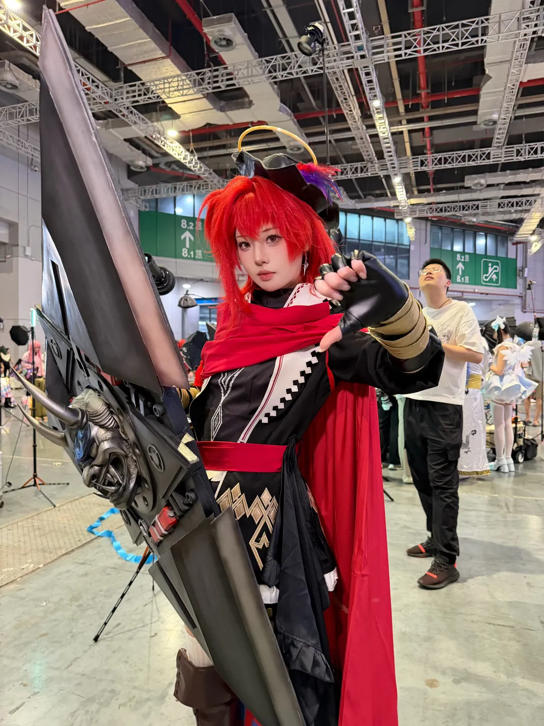 明日方舟, 漫展摄影, 新约能天使cos, BW2026, 巨型道具 - 第2张