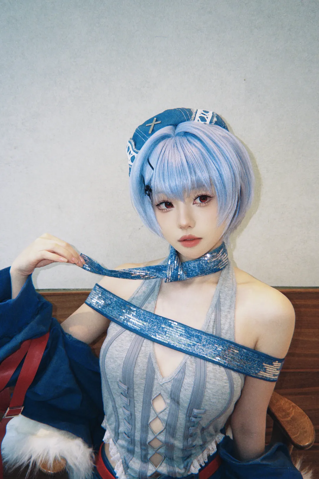 コスプレ, 綾波レイコスプレ, 二次元コスプレ, 新世紀エヴァンゲリオン, 青髪赤瞳