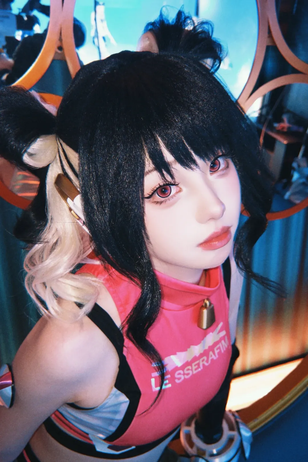 守望先锋, 舞台风, cosplay摄影, 双丸子头, 朱诺cos - 第1张