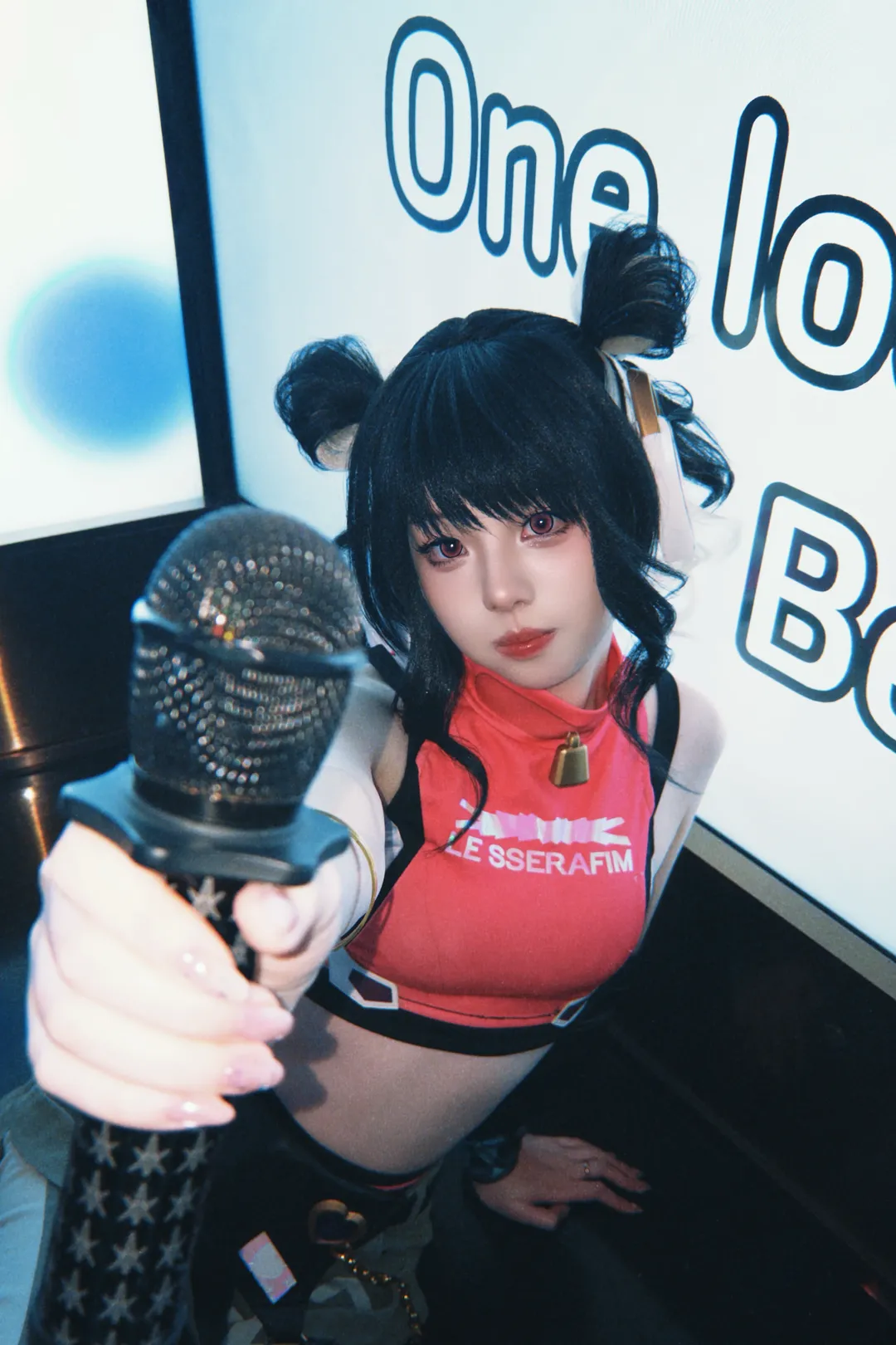 守望先锋, 舞台风, cosplay摄影, 双丸子头, 朱诺cos