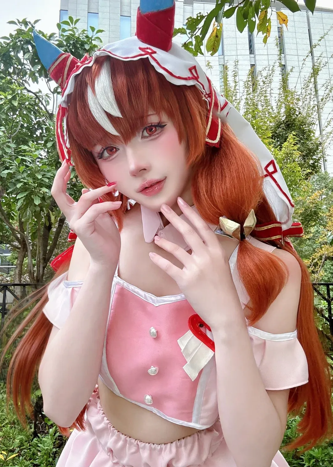 赛马娘, 粉色系少女, 爱如往昔cos, 甜美coser, 梦幻造型
