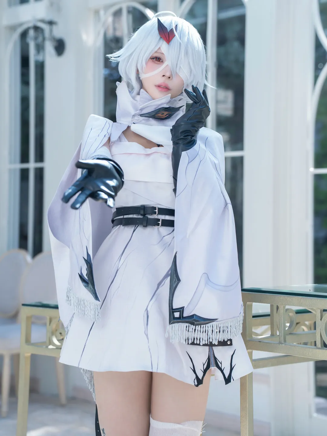 角色扮演, cos摄影, cosplay分享, 纯白穿搭, 二重螺旋