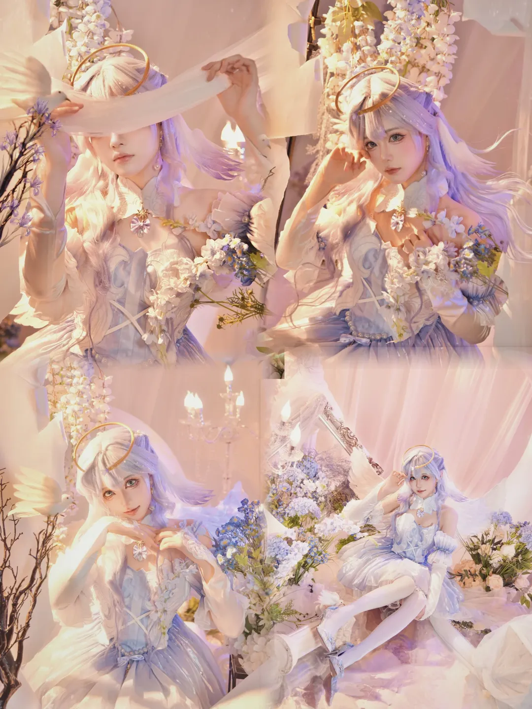 崩坏星穹铁道, 知更鸟cos, cosplay妆造, 游戏角色扮演, 天使写真 - 第1张