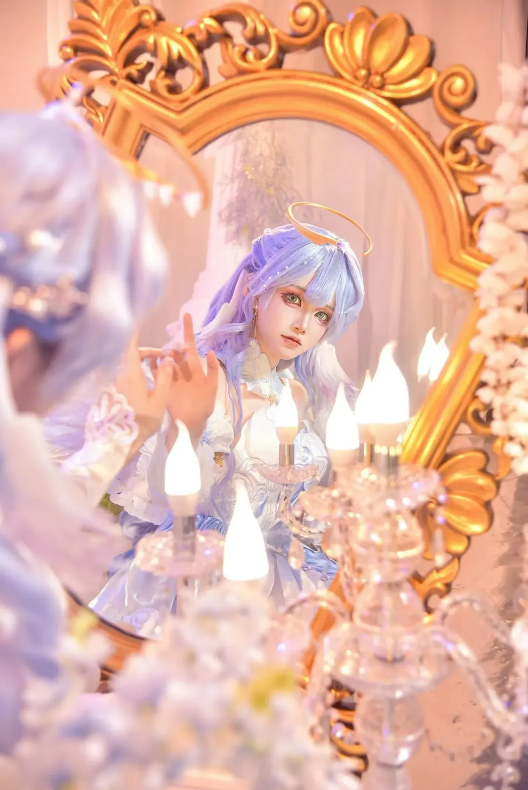 崩壊：スターレイル, ロビン コスプレ, コスプレ撮影, 夢幻的な光と影, 天使風メイク - 2枚目