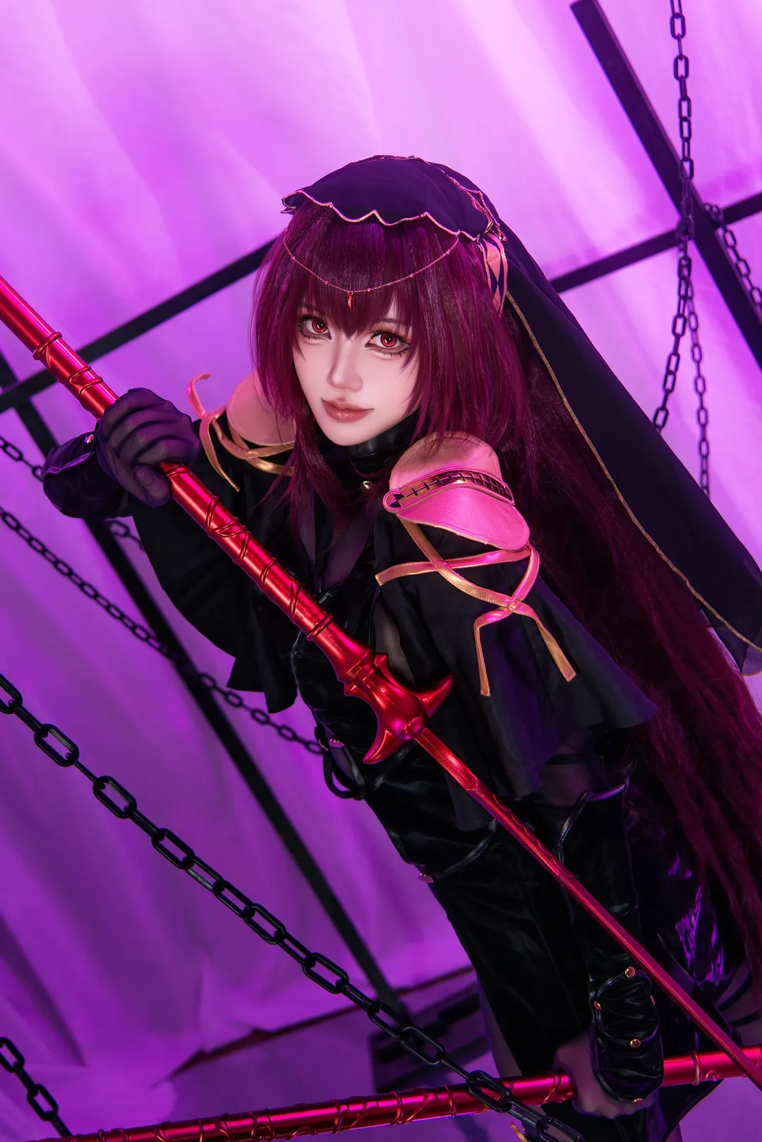 FGO, cosplay摄影, 暗黑风, 斯卡哈cos, 师匠 - 第2张