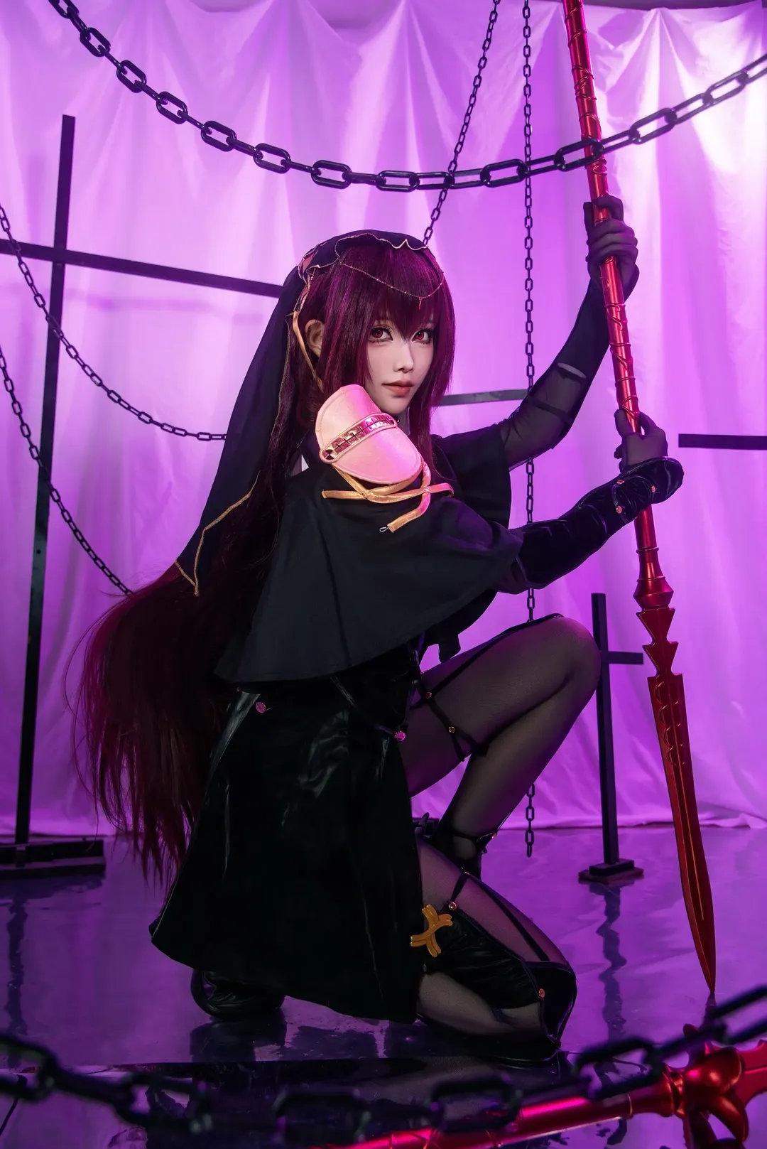 FGO, cosplay摄影, 暗黑风, 斯卡哈cos, 师匠
