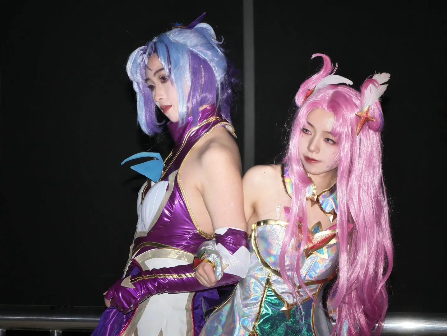 cosplay摄影, 英雄联盟, 卡莎cos, 星之守护者, 夜景正片 - 第3张