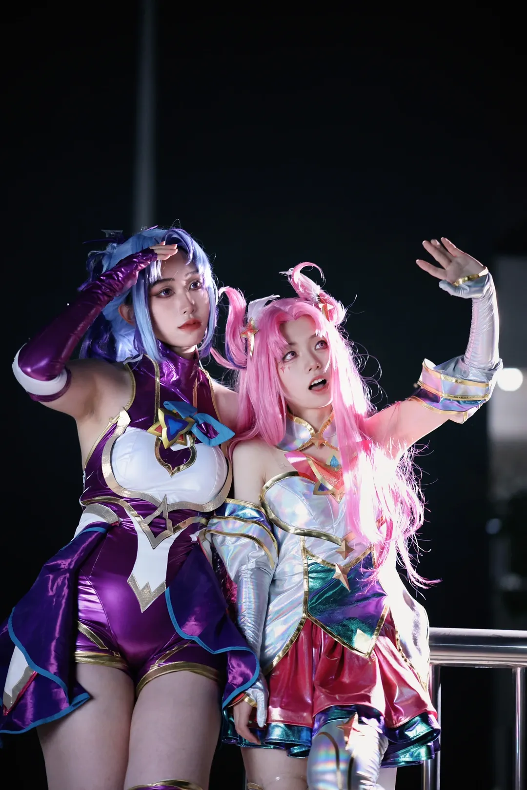 cosplay摄影, 英雄联盟, 卡莎cos, 星之守护者, 夜景正片 - 第4张